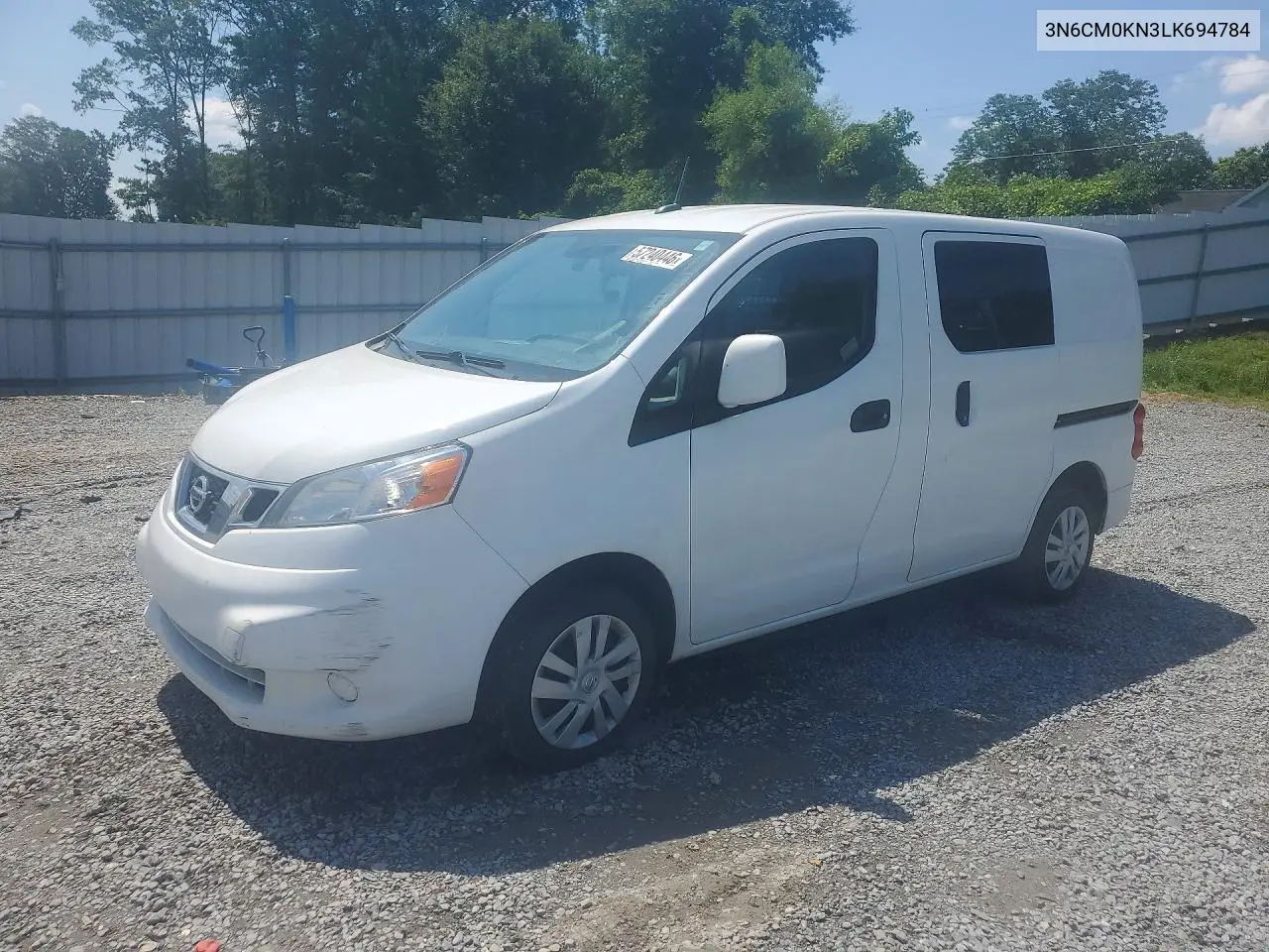2020 Nissan Nv200 Sv VIN: 3N6CM0KN3LK694784 Lot: 57240446