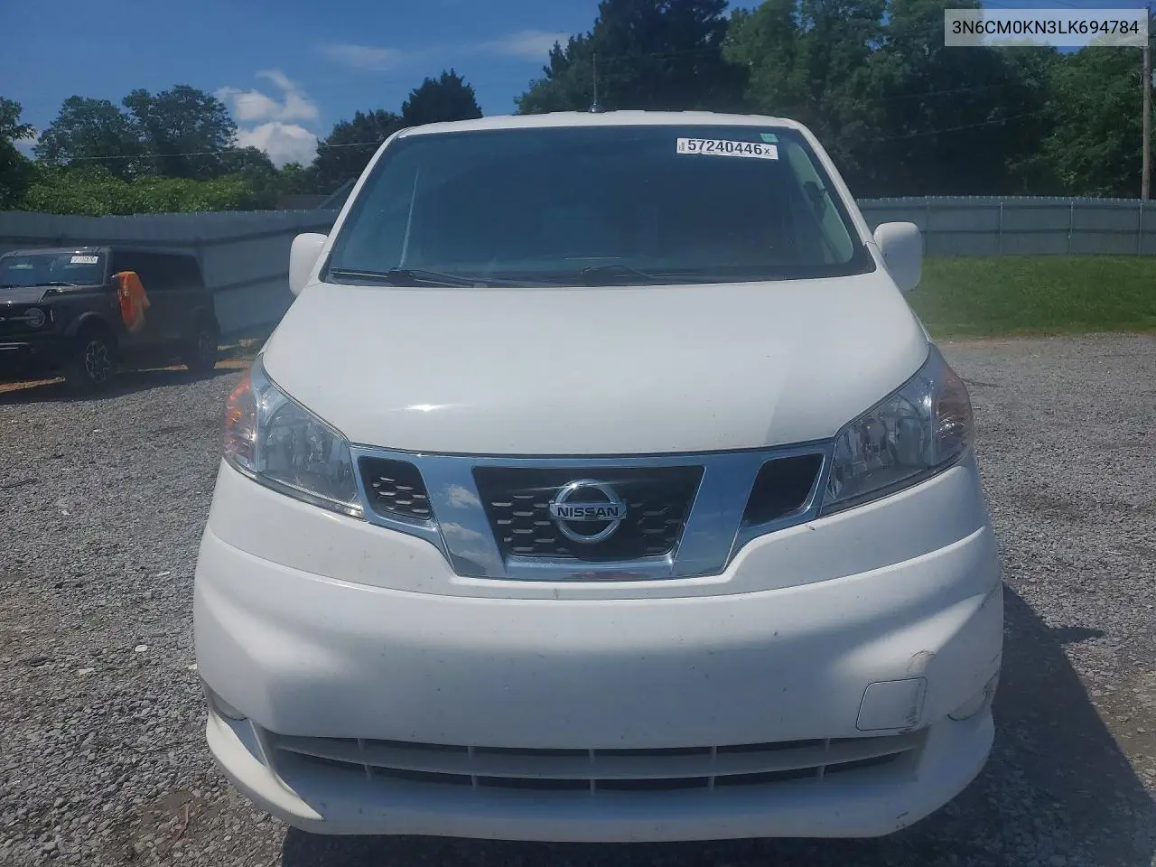 2020 Nissan Nv200 Sv VIN: 3N6CM0KN3LK694784 Lot: 57240446