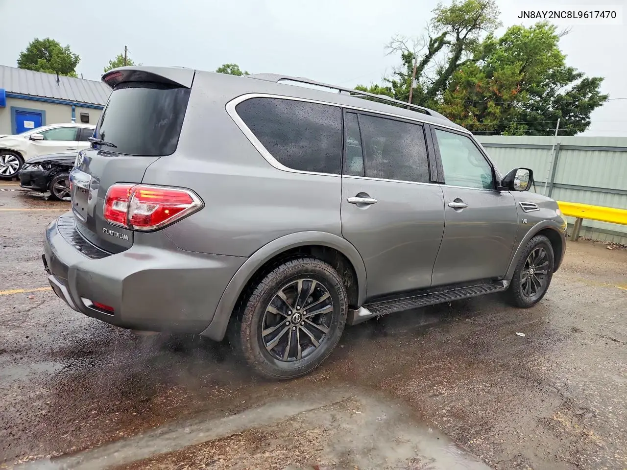 2020 Nissan Armada VIN: JN8AY2NC8L9617470 Lot: 57568286
