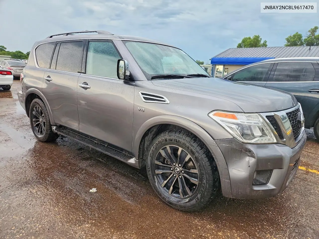 2020 Nissan Armada VIN: JN8AY2NC8L9617470 Lot: 57568286