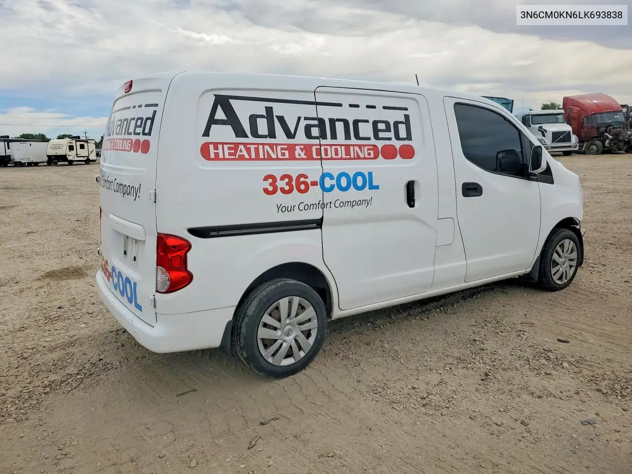 2020 Nissan Nv200 Sv VIN: 3N6CM0KN6LK693838 Lot: 57740776