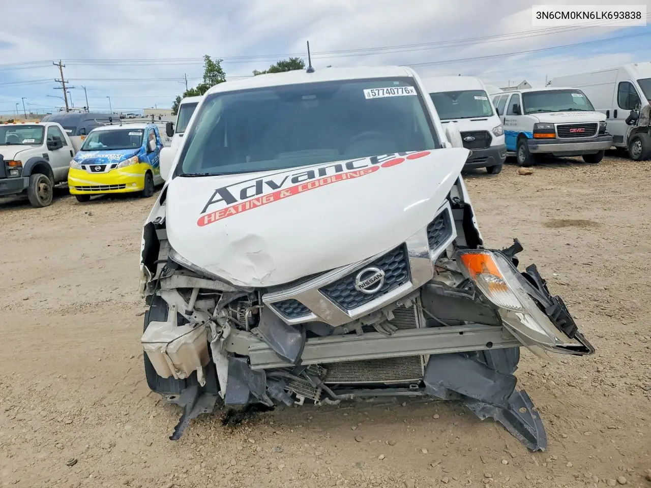 2020 Nissan Nv200 Sv VIN: 3N6CM0KN6LK693838 Lot: 57740776