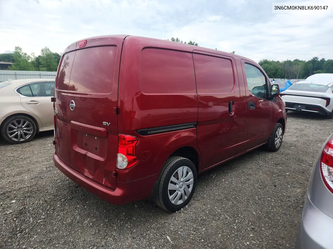 2020 Nissan Nv200 Sv VIN: 3N6CM0KN8LK690147 Lot: 57811356