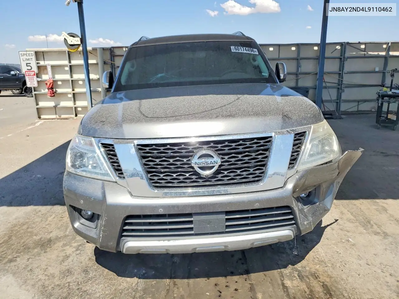 2020 Nissan Armada Sl VIN: JN8AY2ND4L9110462 Lot: 60174496