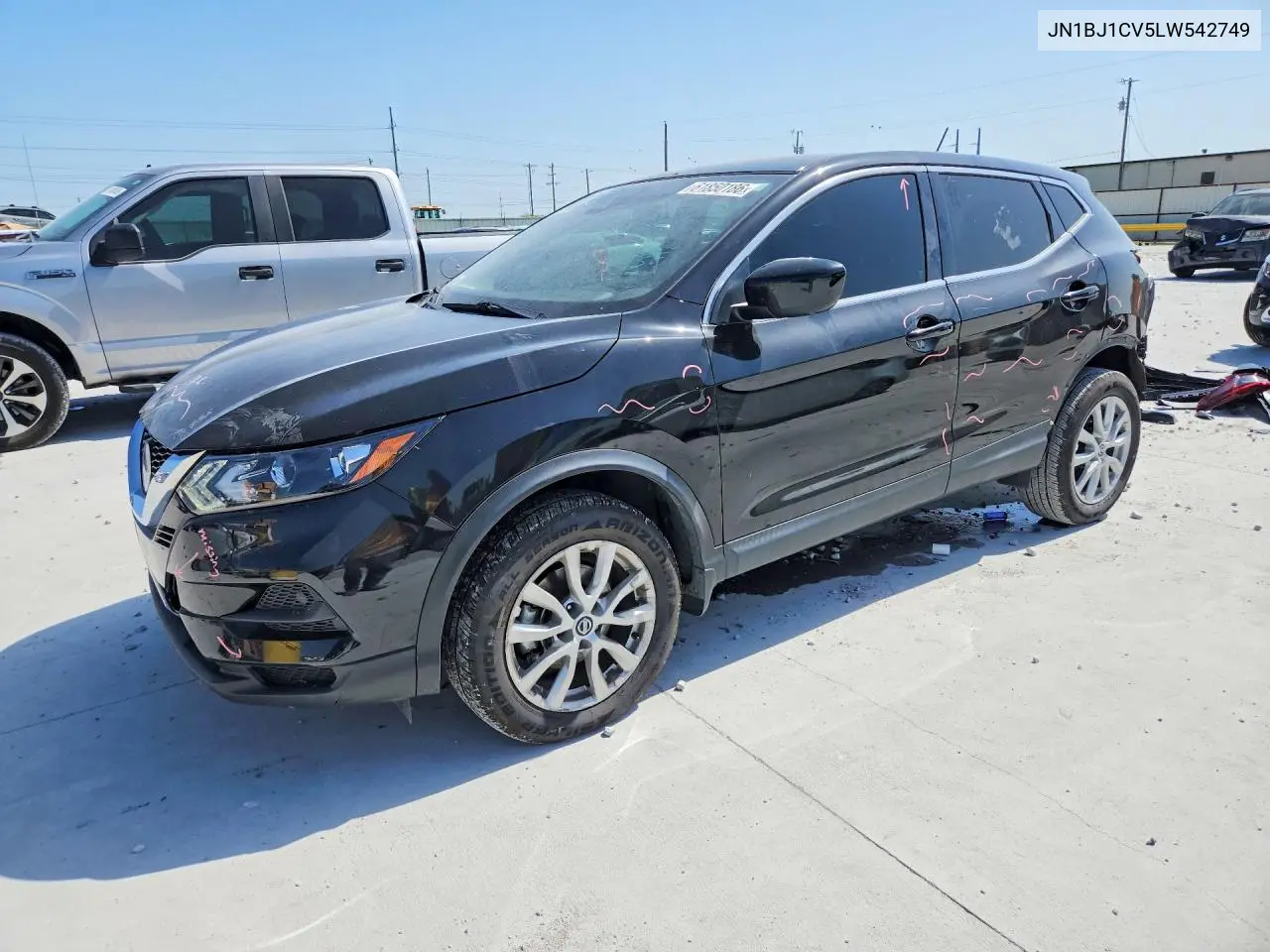 2020 Nissan Rogue Sport S VIN: JN1BJ1CV5LW542749 Lot: 61850186