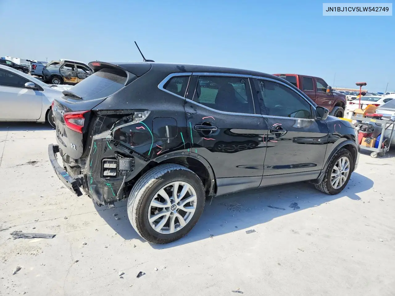 2020 Nissan Rogue Sport S VIN: JN1BJ1CV5LW542749 Lot: 61850186