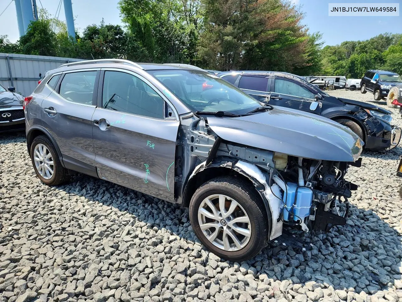 2020 Nissan Rogue Sport Sv VIN: JN1BJ1CW7LW649584 Lot: 61974026