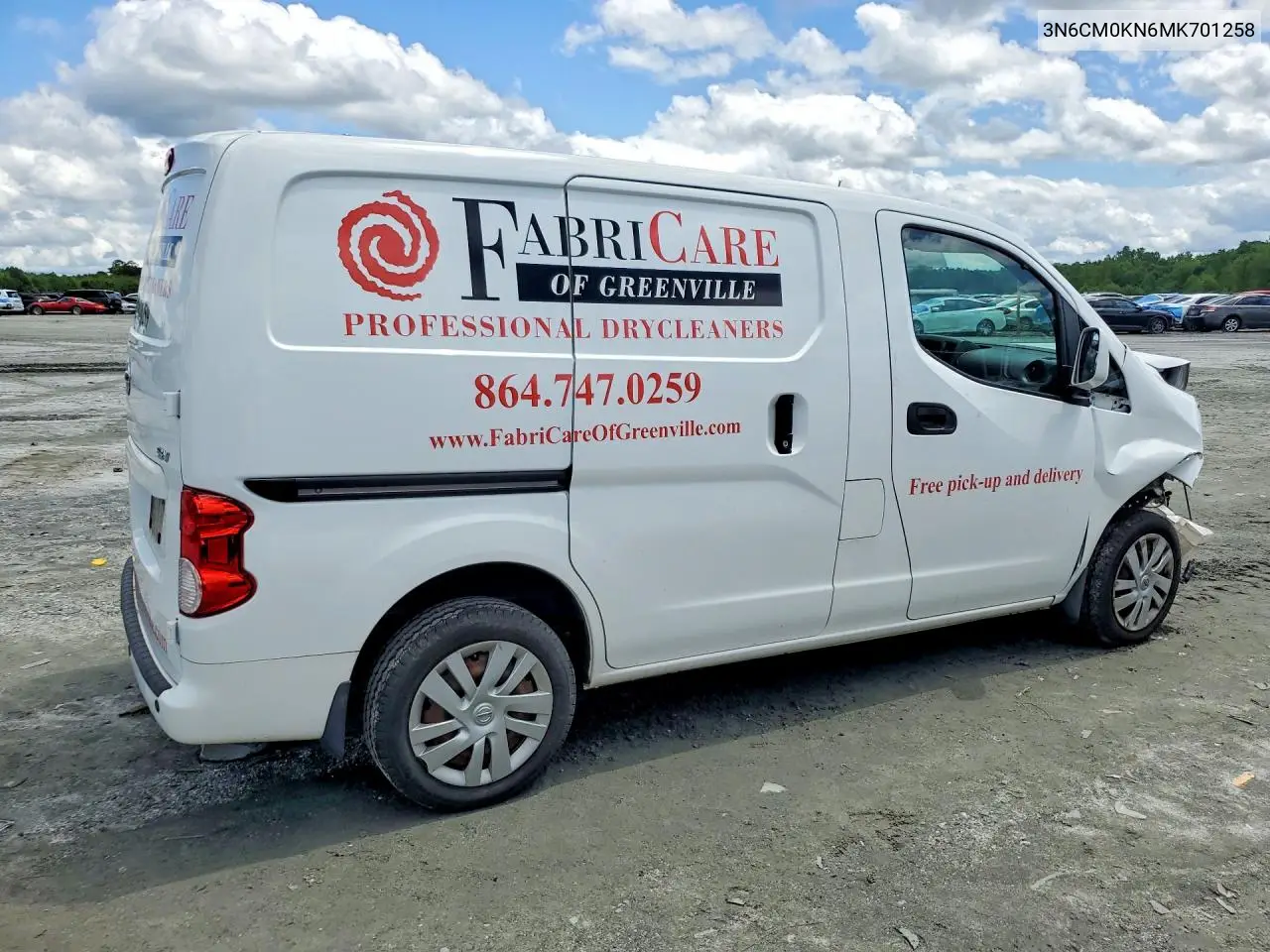 2021 Nissan Nv200 Sv VIN: 3N6CM0KN6MK701258 Lot: 52665756