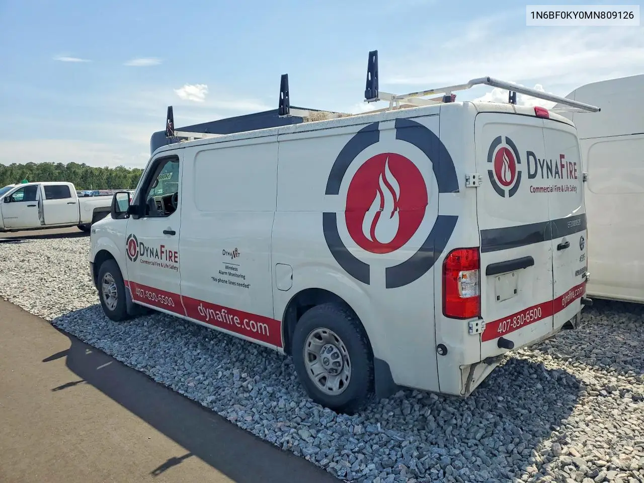 2021 Nissan Nv 2500 Hd Sv VIN: 1N6BF0KY0MN809126 Lot: 54080076