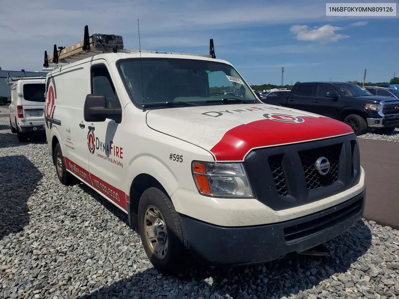 2021 Nissan Nv 2500 Hd Sv VIN: 1N6BF0KY0MN809126 Lot: 54080076