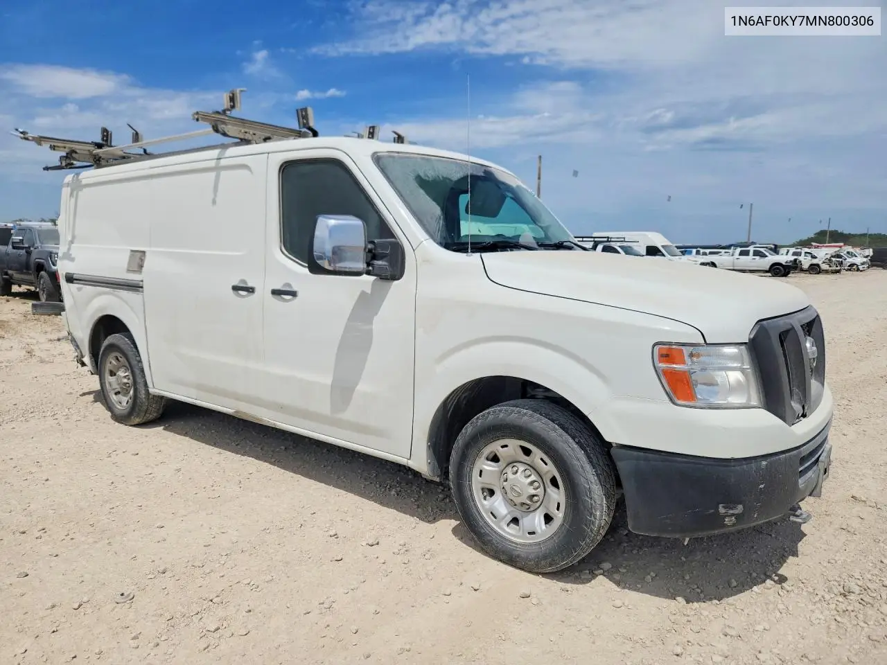 2021 Nissan Nv 2500 Hd Sv Cargo ** Run & Drive * Pri Fleet ** VIN: 1N6AF0KY7MN800306 Lot: 55658786