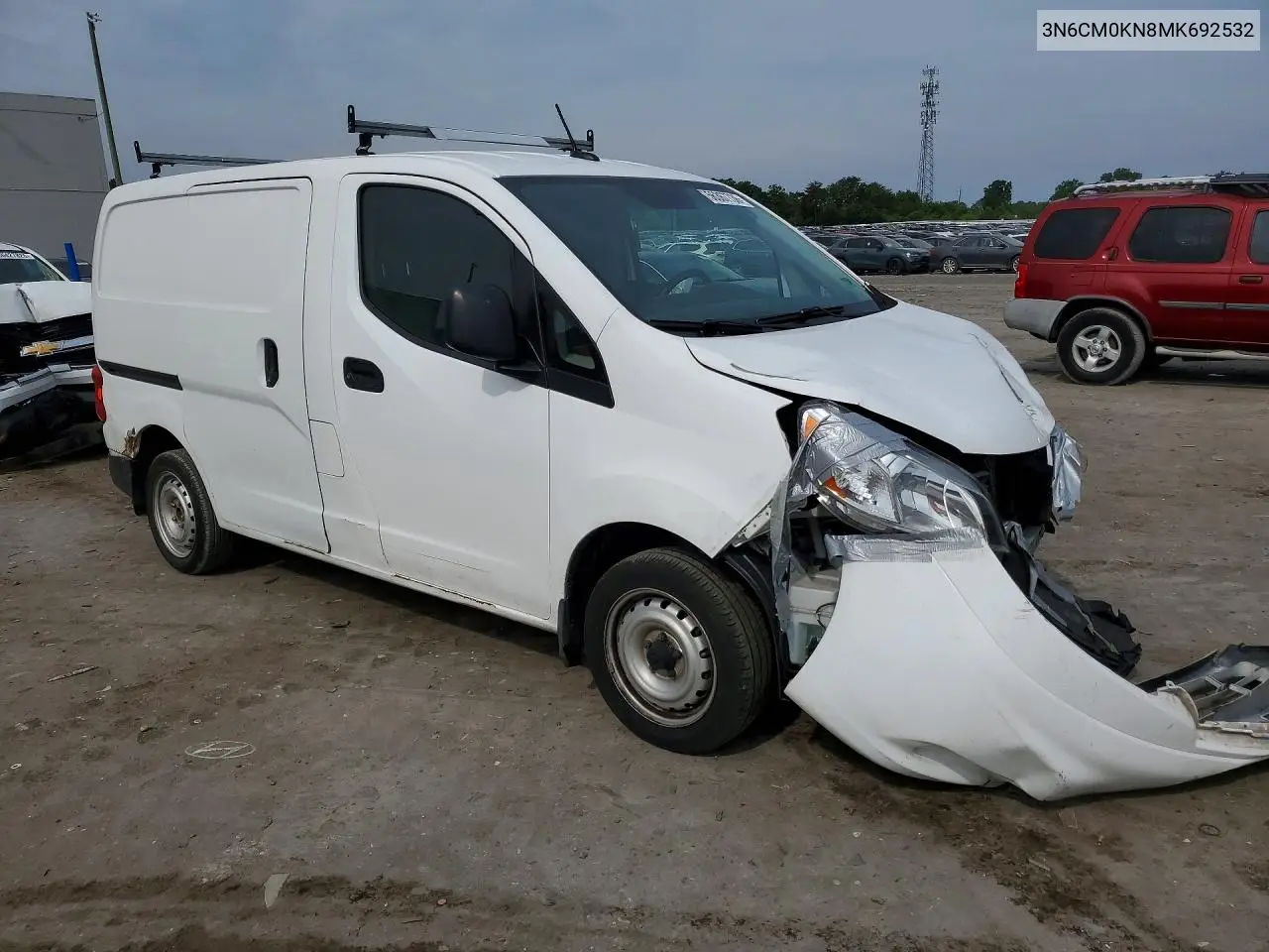 2021 Nissan Nv200 S VIN: 3N6CM0KN8MK692532 Lot: 56367736