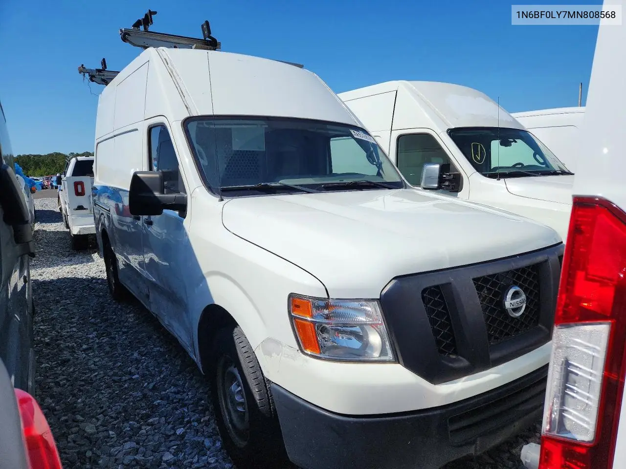 2021 Nissan Nv 2500 Cargo ** R & D * Pri Fleet ** VIN: 1N6BF0LY7MN808568 Lot: 56378416
