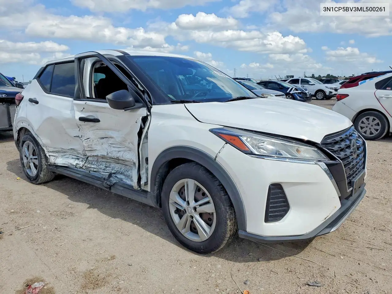 2021 Nissan Kicks S VIN: 3N1CP5BV3ML500261 Lot: 56854786