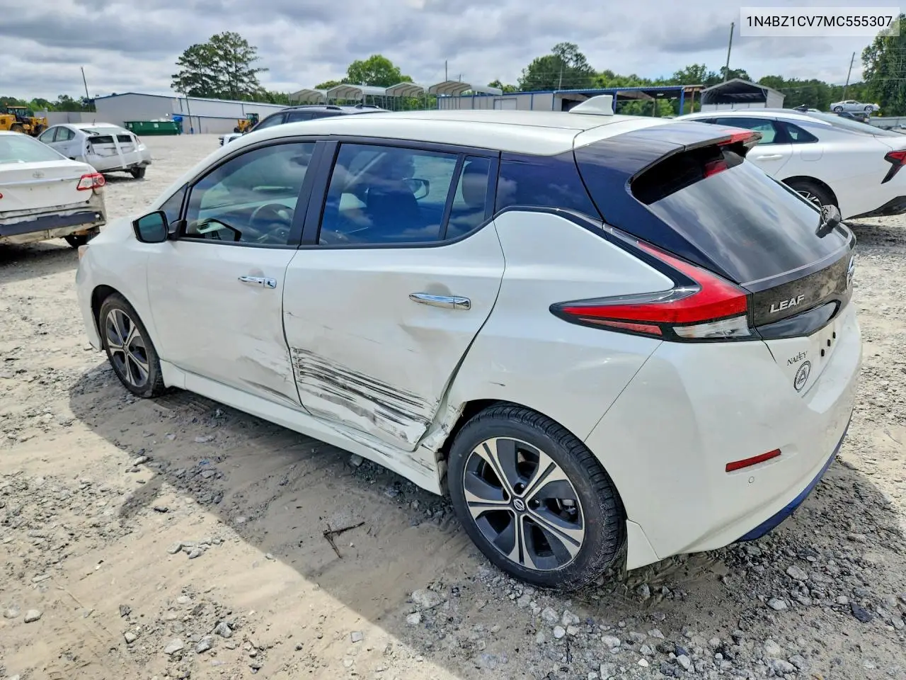 2021 Nissan Leaf Sv Plus VIN: 1N4BZ1CV7MC555307 Lot: 56969146