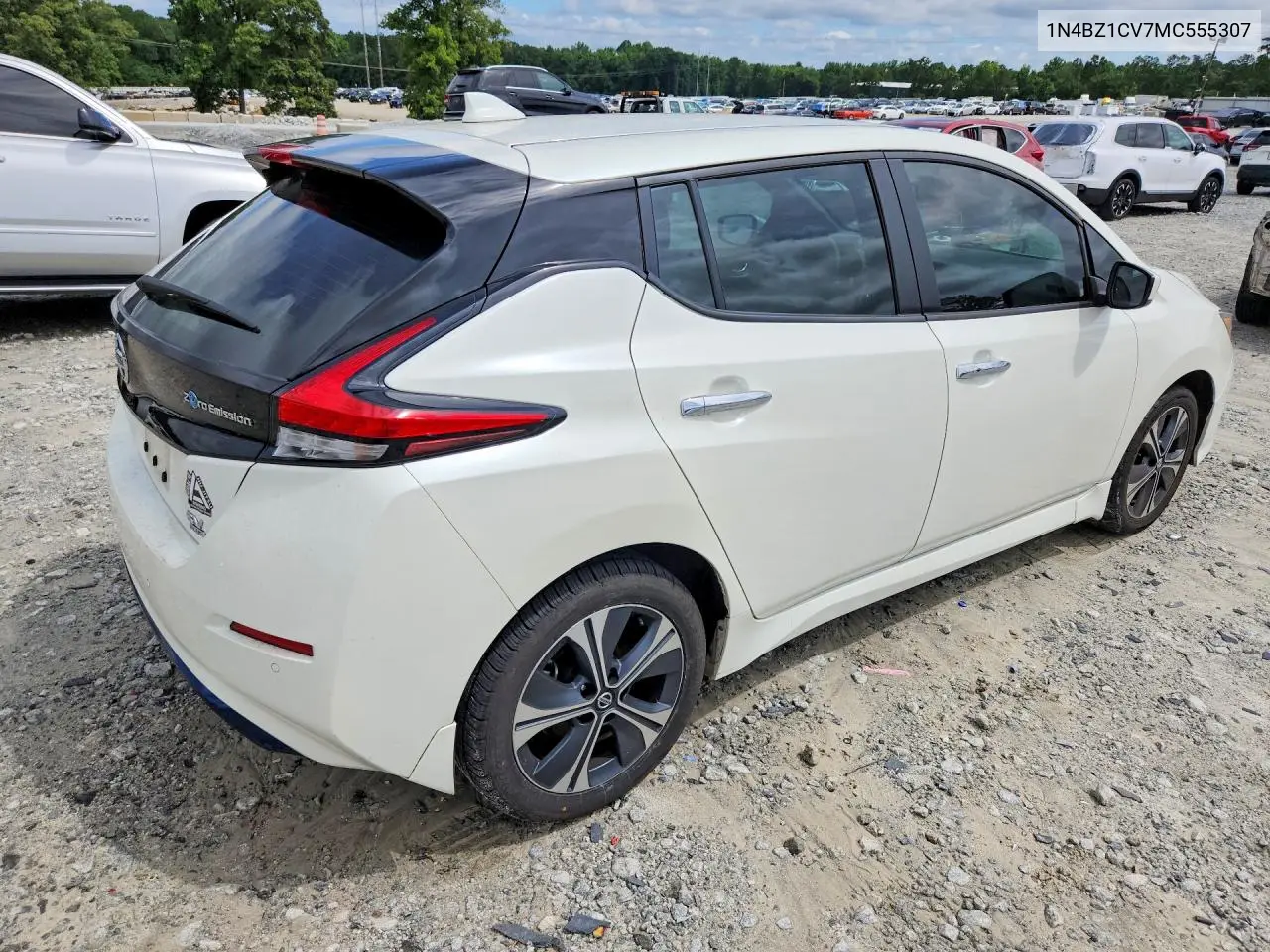 2021 Nissan Leaf Sv Plus VIN: 1N4BZ1CV7MC555307 Lot: 56969146