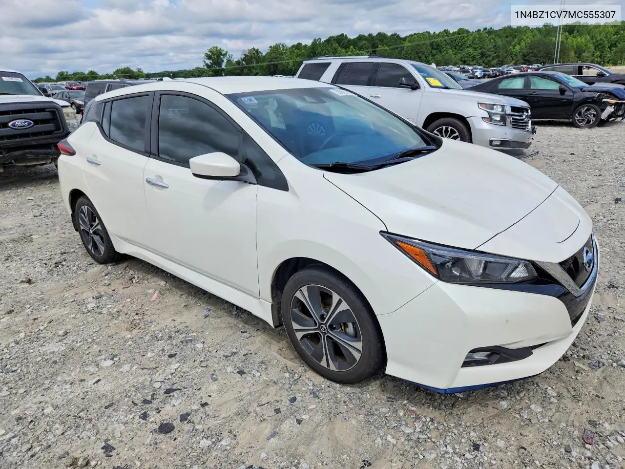 2021 Nissan Leaf Sv Plus VIN: 1N4BZ1CV7MC555307 Lot: 56969146