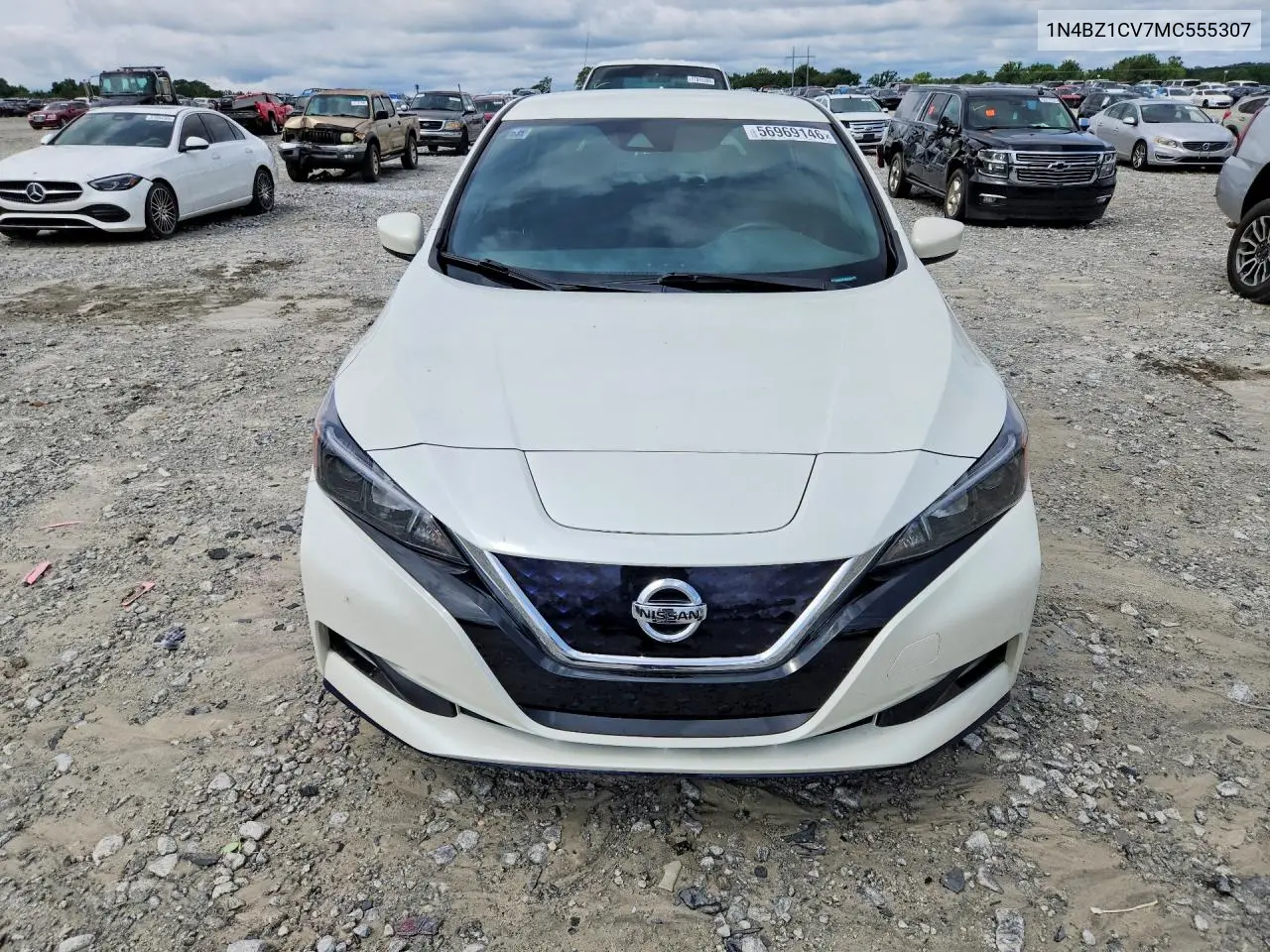 2021 Nissan Leaf Sv Plus VIN: 1N4BZ1CV7MC555307 Lot: 56969146
