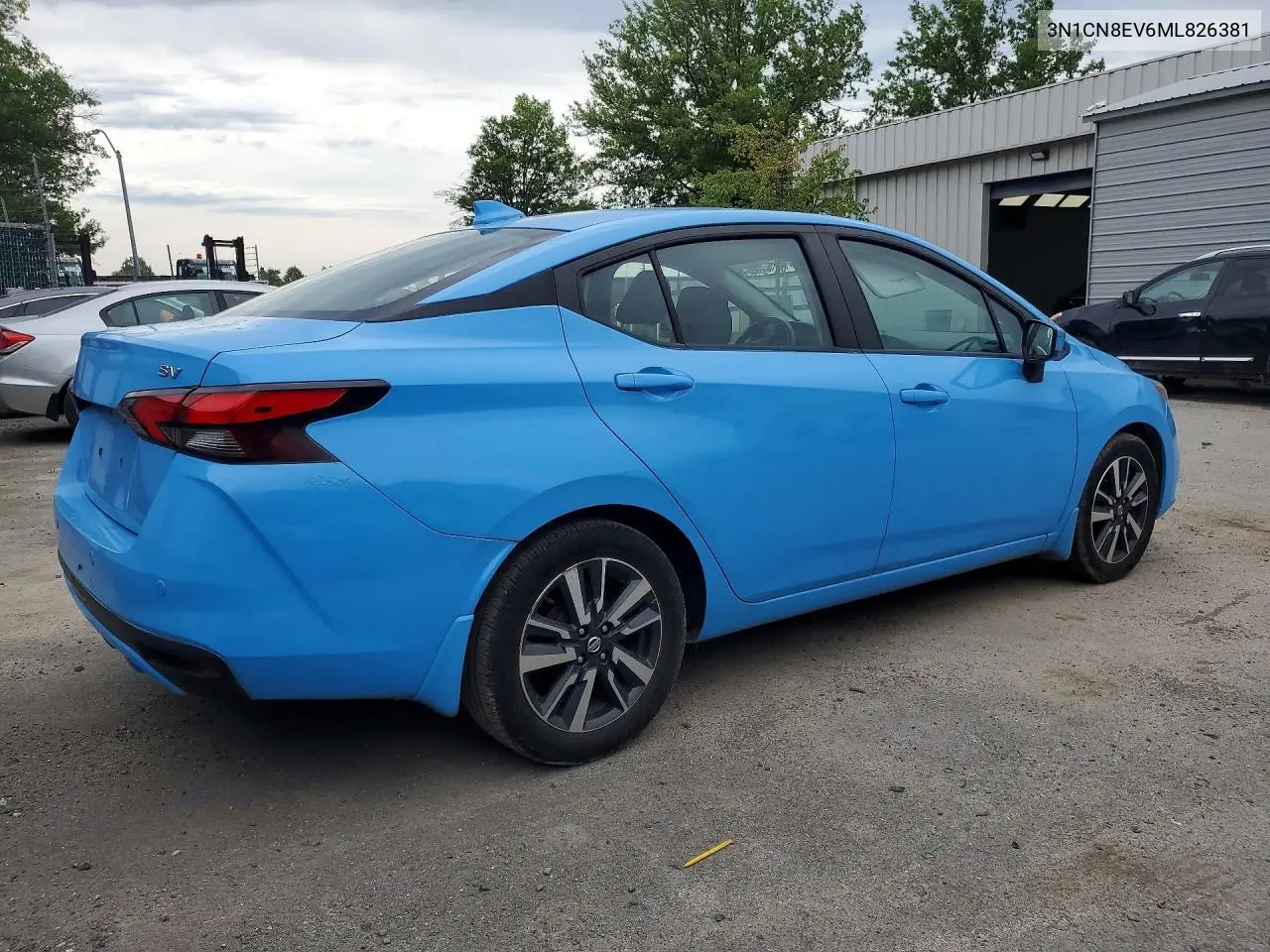 2021 Nissan Versa Sv VIN: 3N1CN8EV6ML826381 Lot: 56988066