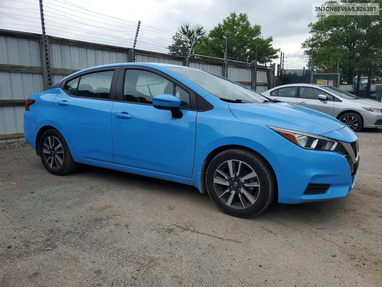 2021 Nissan Versa Sv VIN: 3N1CN8EV6ML826381 Lot: 56988066