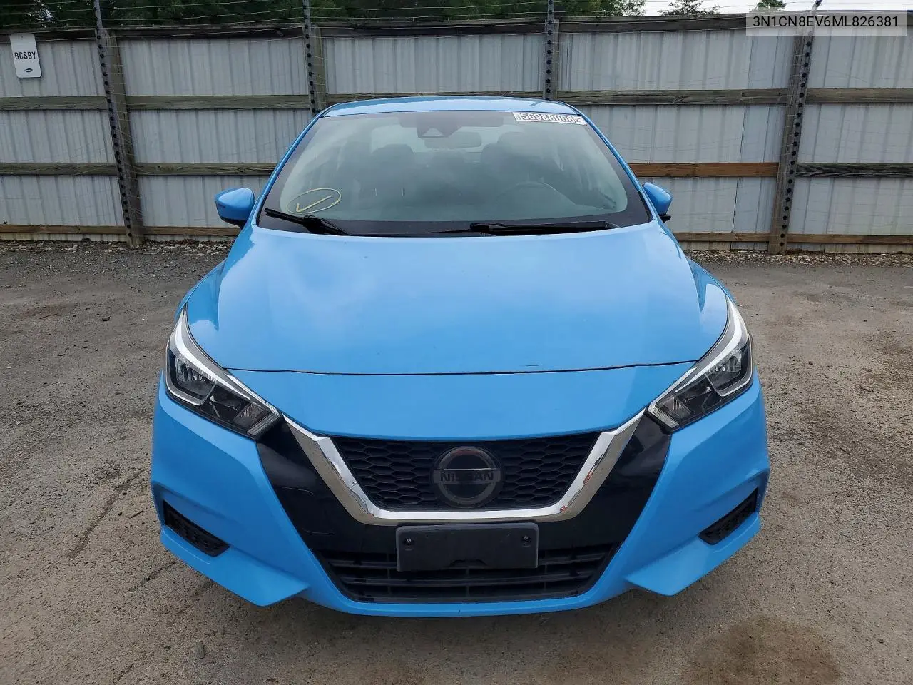 2021 Nissan Versa Sv VIN: 3N1CN8EV6ML826381 Lot: 56988066