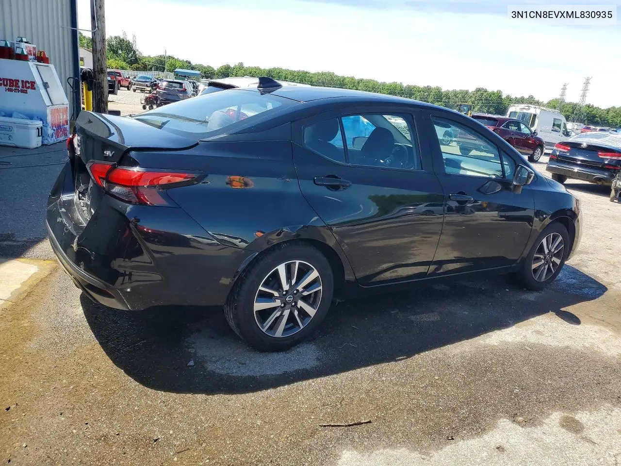 2021 Nissan Versa Sv VIN: 3N1CN8EVXML830935 Lot: 57360056