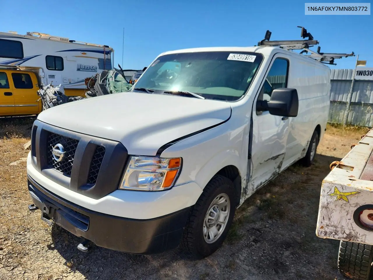 2021 Nissan Nv 2500 Sv Cargo-Cln Title-Pri Fleet