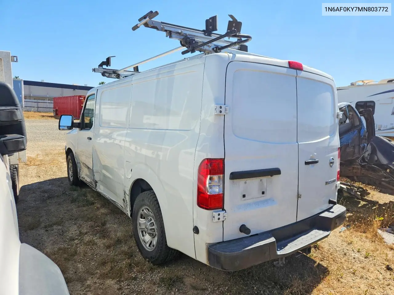 2021 Nissan Nv 2500 Sv Cargo-Cln Title-Pri Fleet VIN: 1N6AF0KY7MN803772 Lot: 57436136