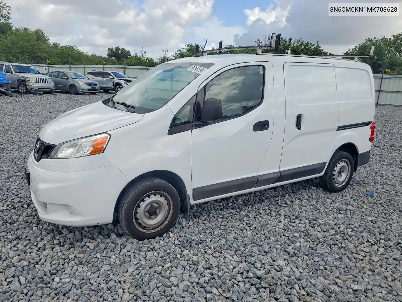 2021 Nissan Nv200 S Cargo ** R & D * Pri Fleet ** VIN: 3N6CM0KN1MK703628 Lot: 57437556