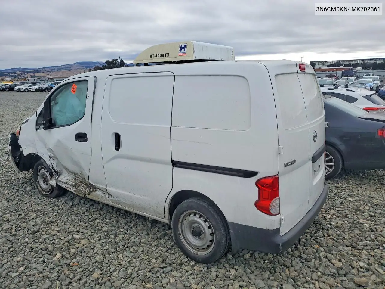 2021 Nissan Nv200 S VIN: 3N6CM0KN4MK702361 Lot: 58051826