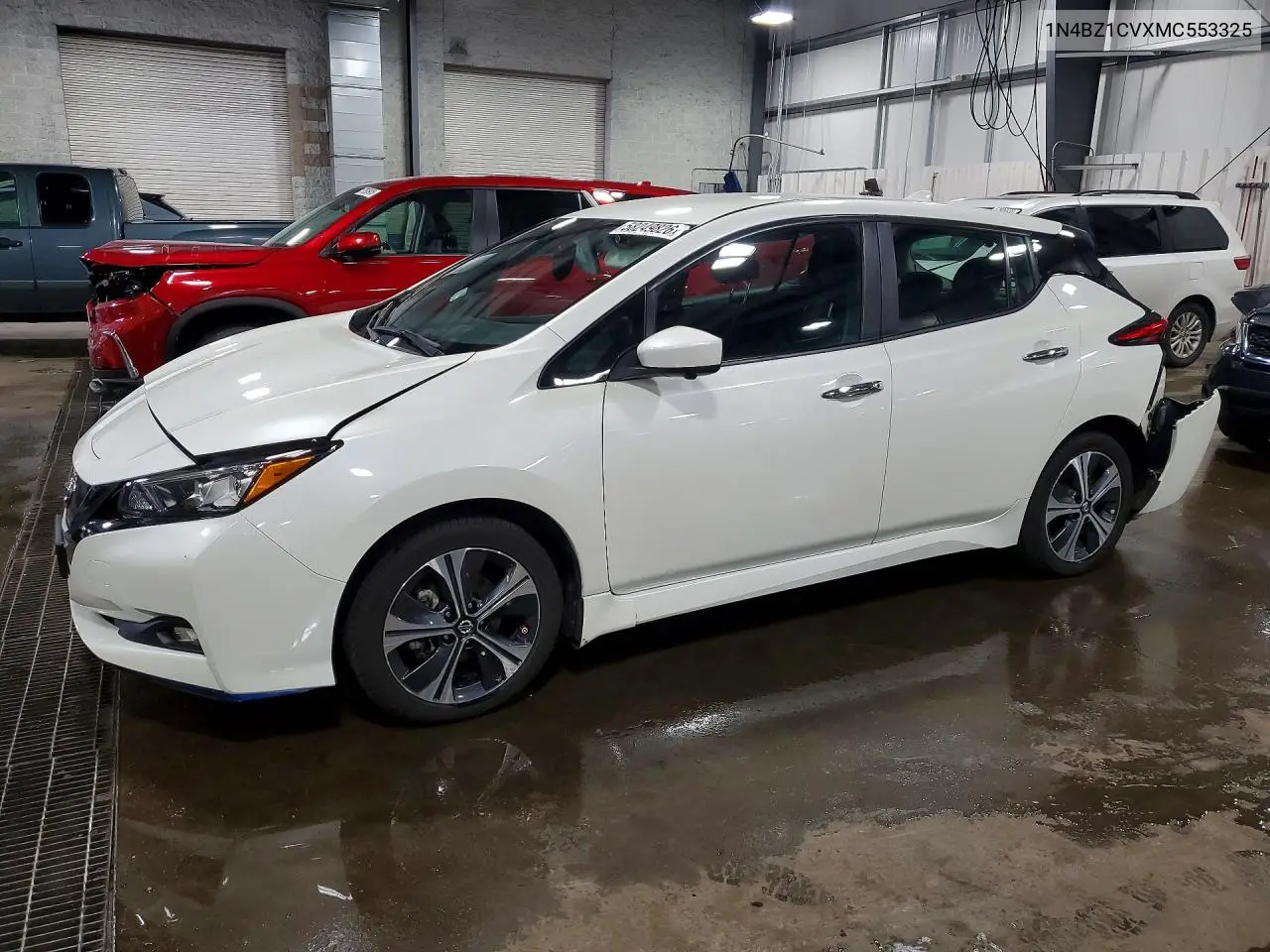 2021 Nissan Leaf Sv Plus VIN: 1N4BZ1CVXMC553325 Lot: 58249826