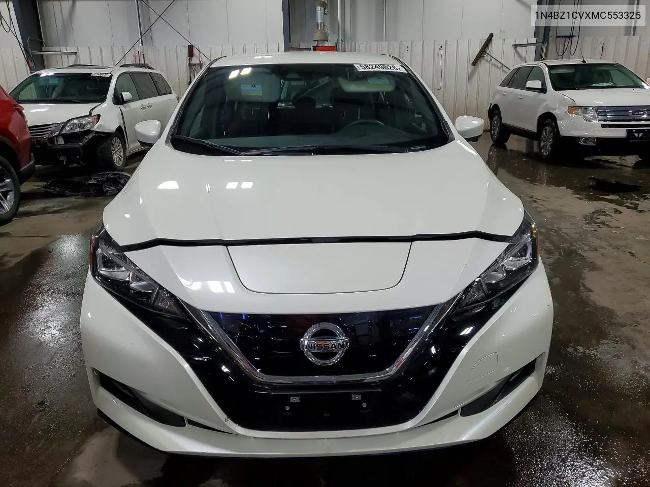 2021 Nissan Leaf Sv Plus VIN: 1N4BZ1CVXMC553325 Lot: 58249826