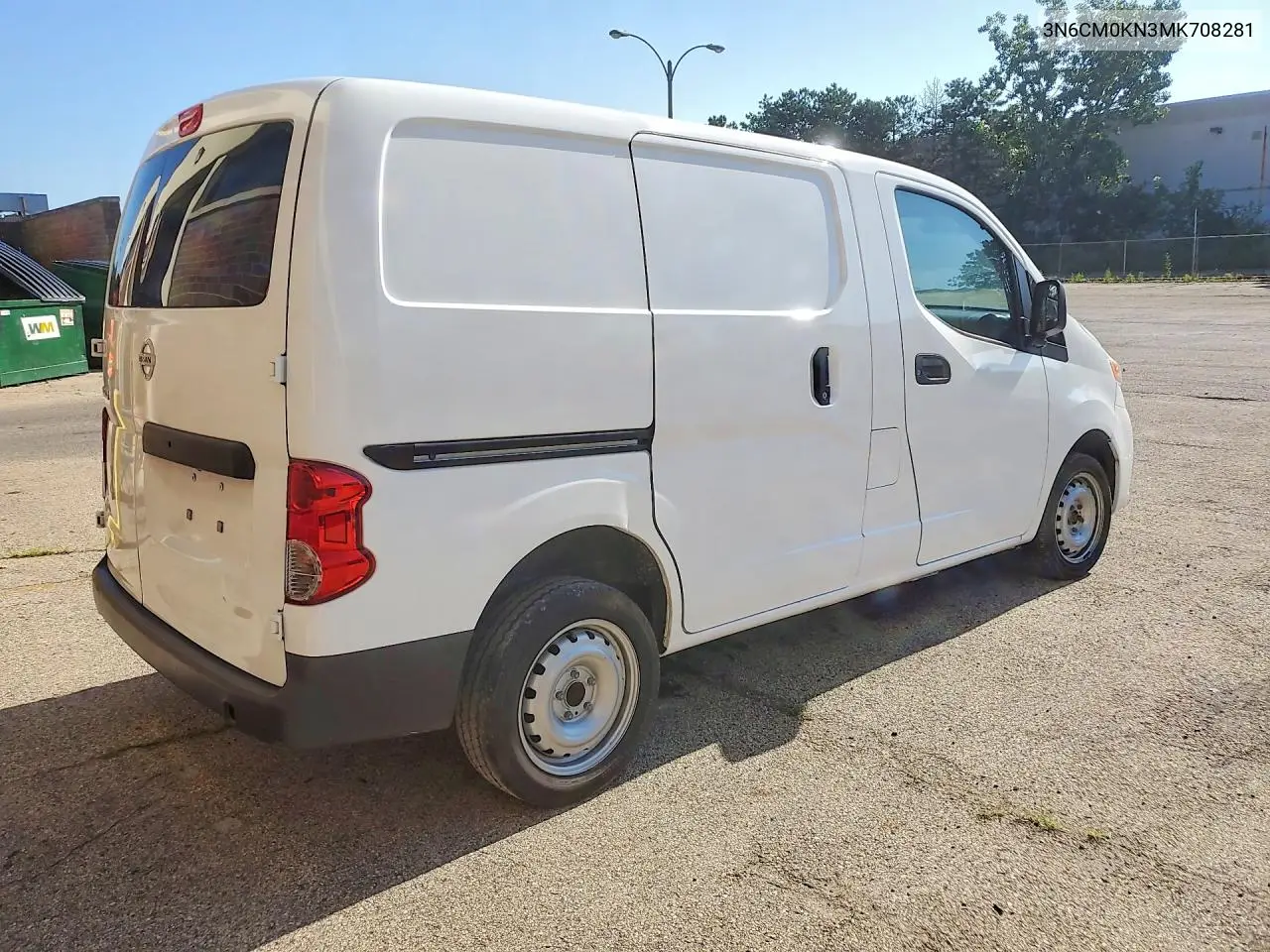 2021 Nissan Nv200 Delivery Van VIN: 3N6CM0KN3MK708281 Lot: 60219076