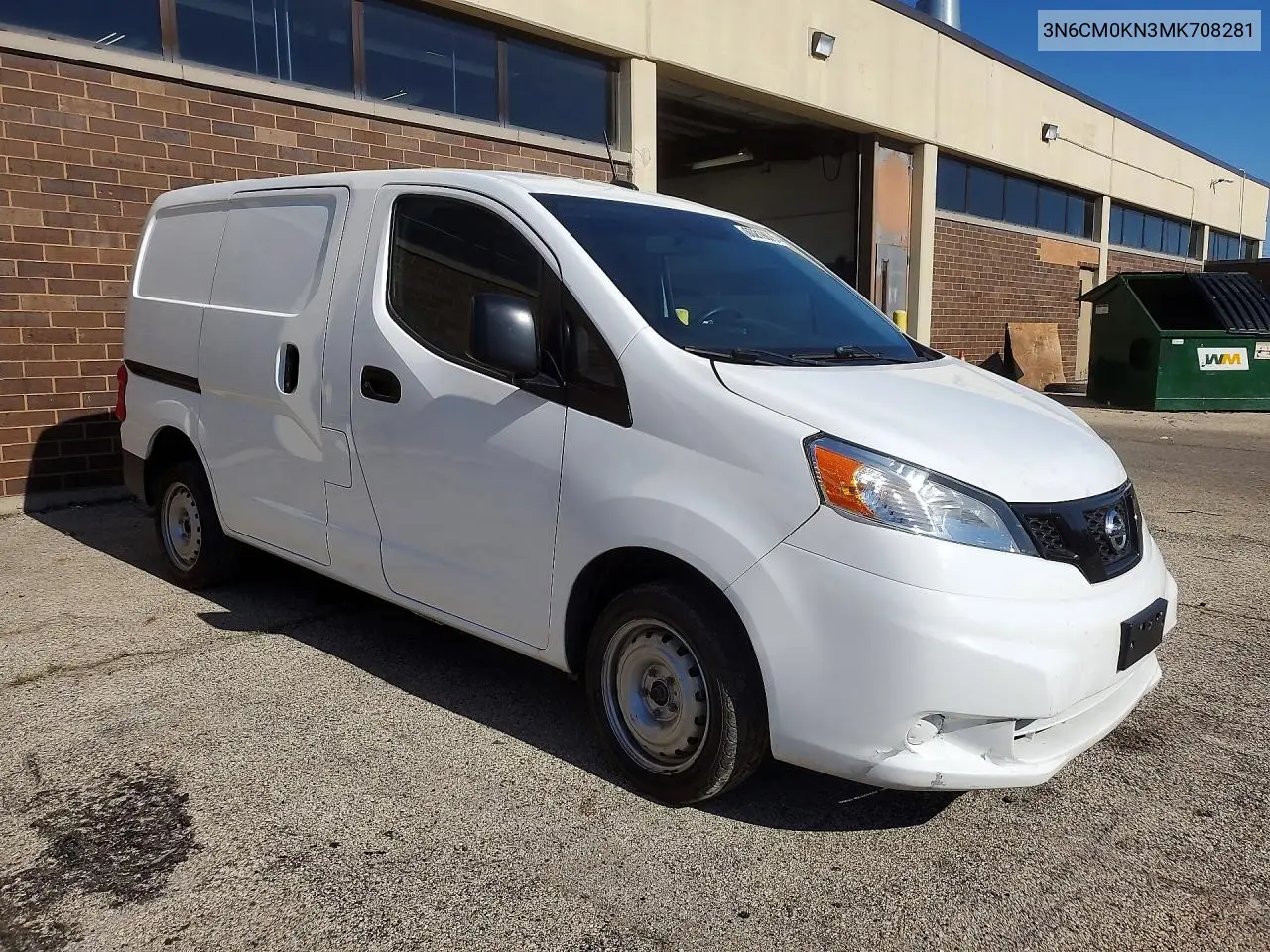 2021 Nissan Nv200 Delivery Van VIN: 3N6CM0KN3MK708281 Lot: 60219076