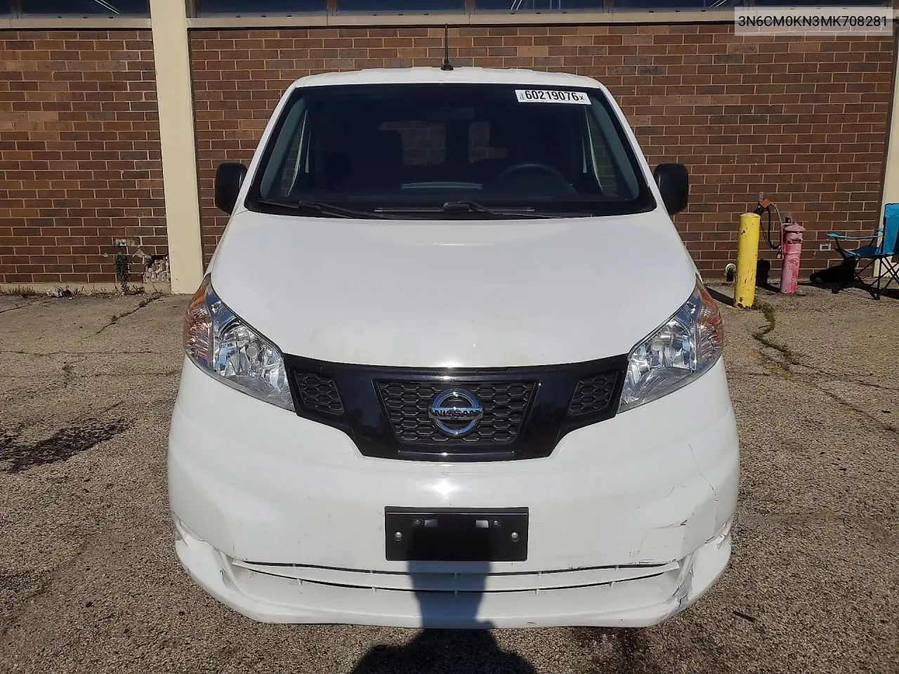 2021 Nissan Nv200 Delivery Van VIN: 3N6CM0KN3MK708281 Lot: 60219076