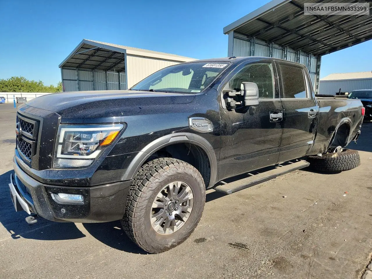 2021 Nissan Titan Xd Pro-4X VIN: 1N6AA1FB5MN533399 Lot: 61681356
