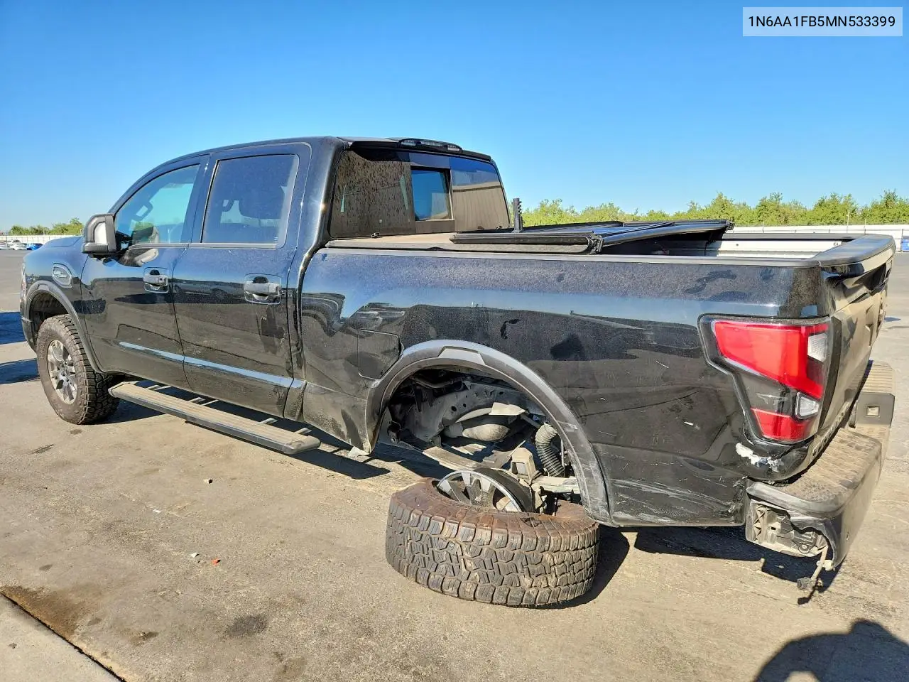 2021 Nissan Titan Xd Pro-4X VIN: 1N6AA1FB5MN533399 Lot: 61681356