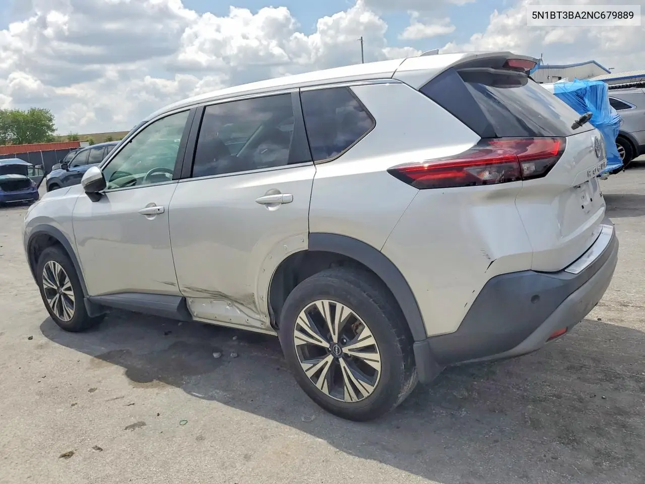 2022 Nissan Rogue Sv VIN: 5N1BT3BA2NC679889 Lot: 52987816