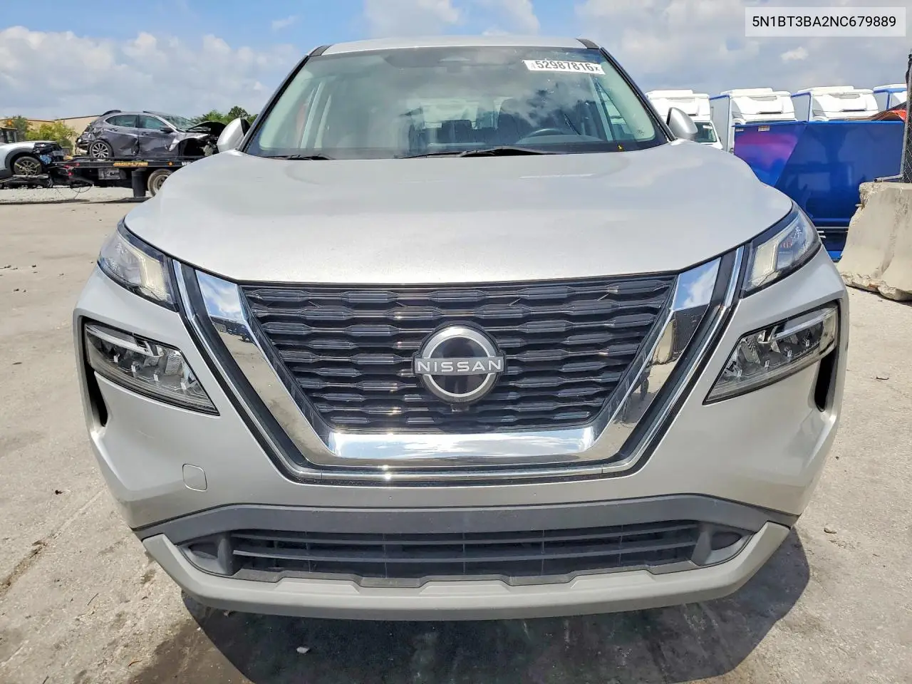 2022 Nissan Rogue Sv VIN: 5N1BT3BA2NC679889 Lot: 52987816