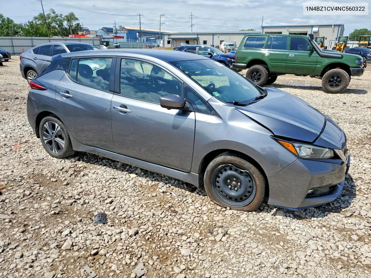 2022 Nissan Leaf Sv Plus VIN: 1N4BZ1CV4NC560322 Lot: 56546296