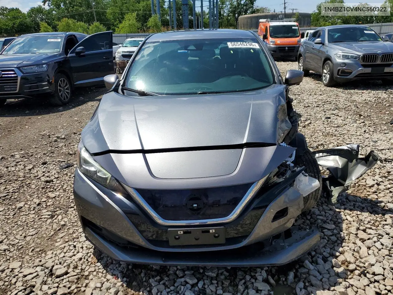 2022 Nissan Leaf Sv Plus VIN: 1N4BZ1CV4NC560322 Lot: 56546296