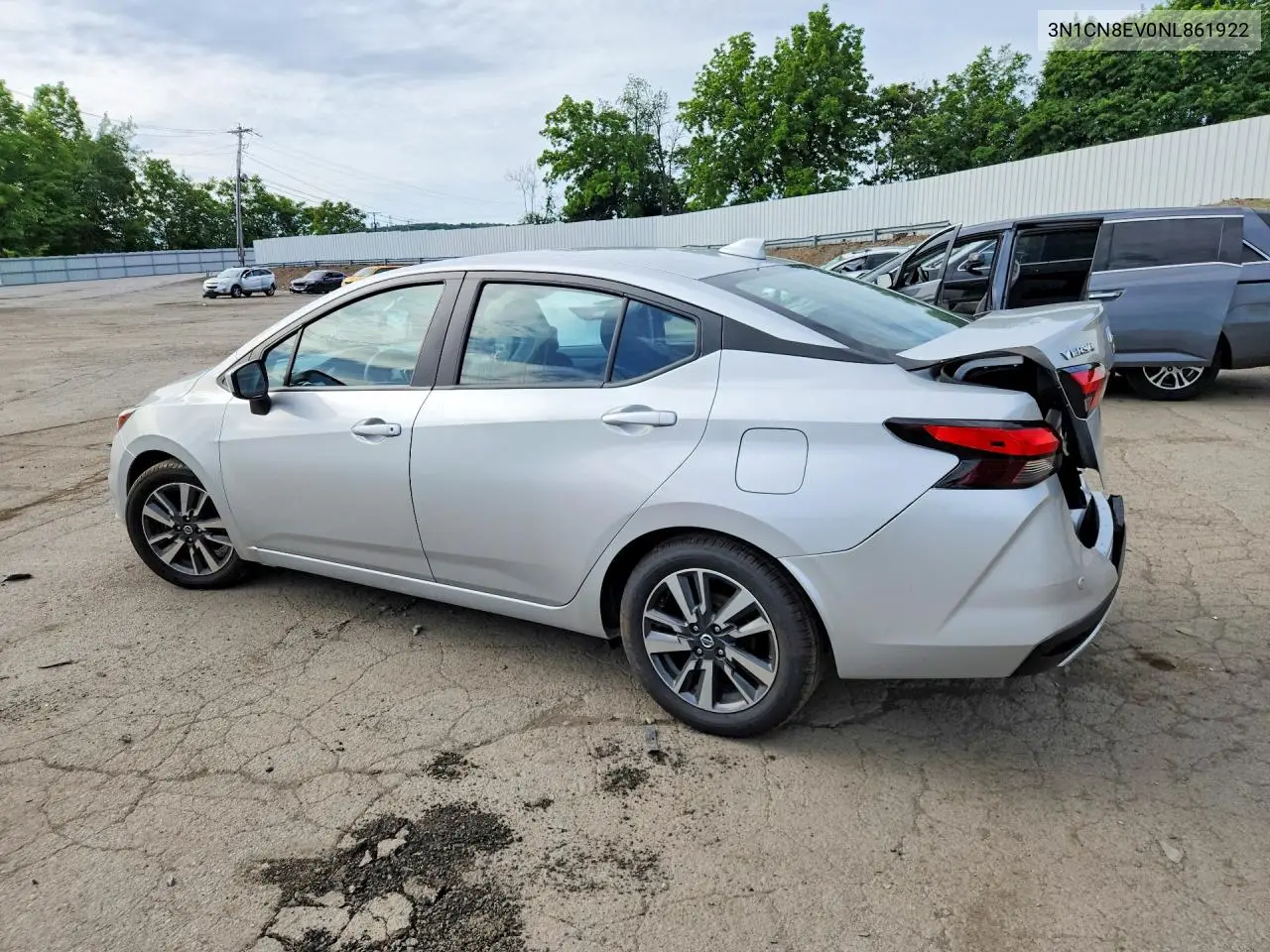 2022 Nissan Versa Sv VIN: 3N1CN8EV0NL861922 Lot: 56755036