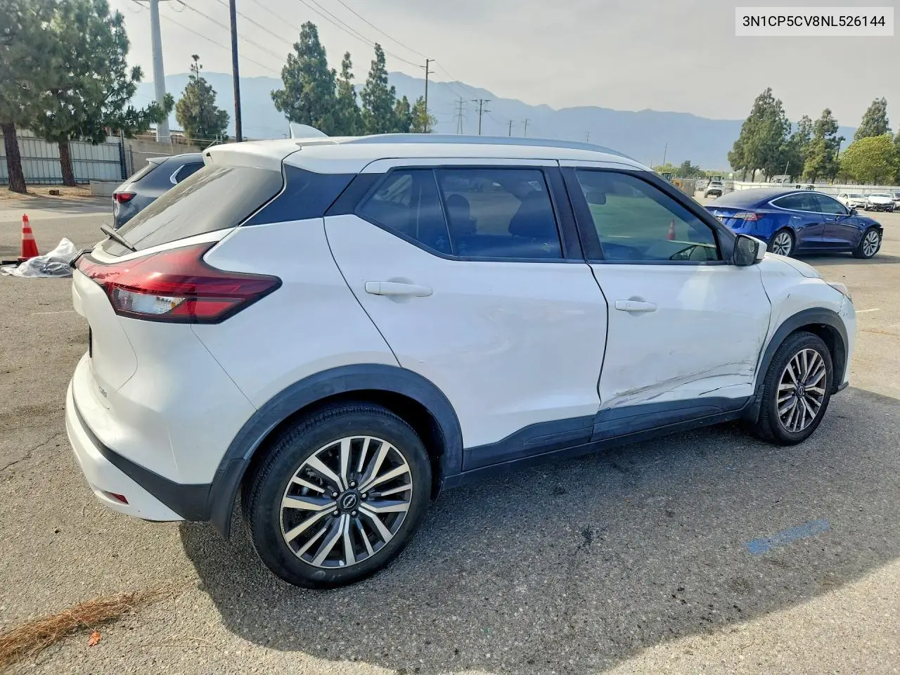 2022 Nissan Kicks Sv VIN: 3N1CP5CV8NL526144 Lot: 56828506