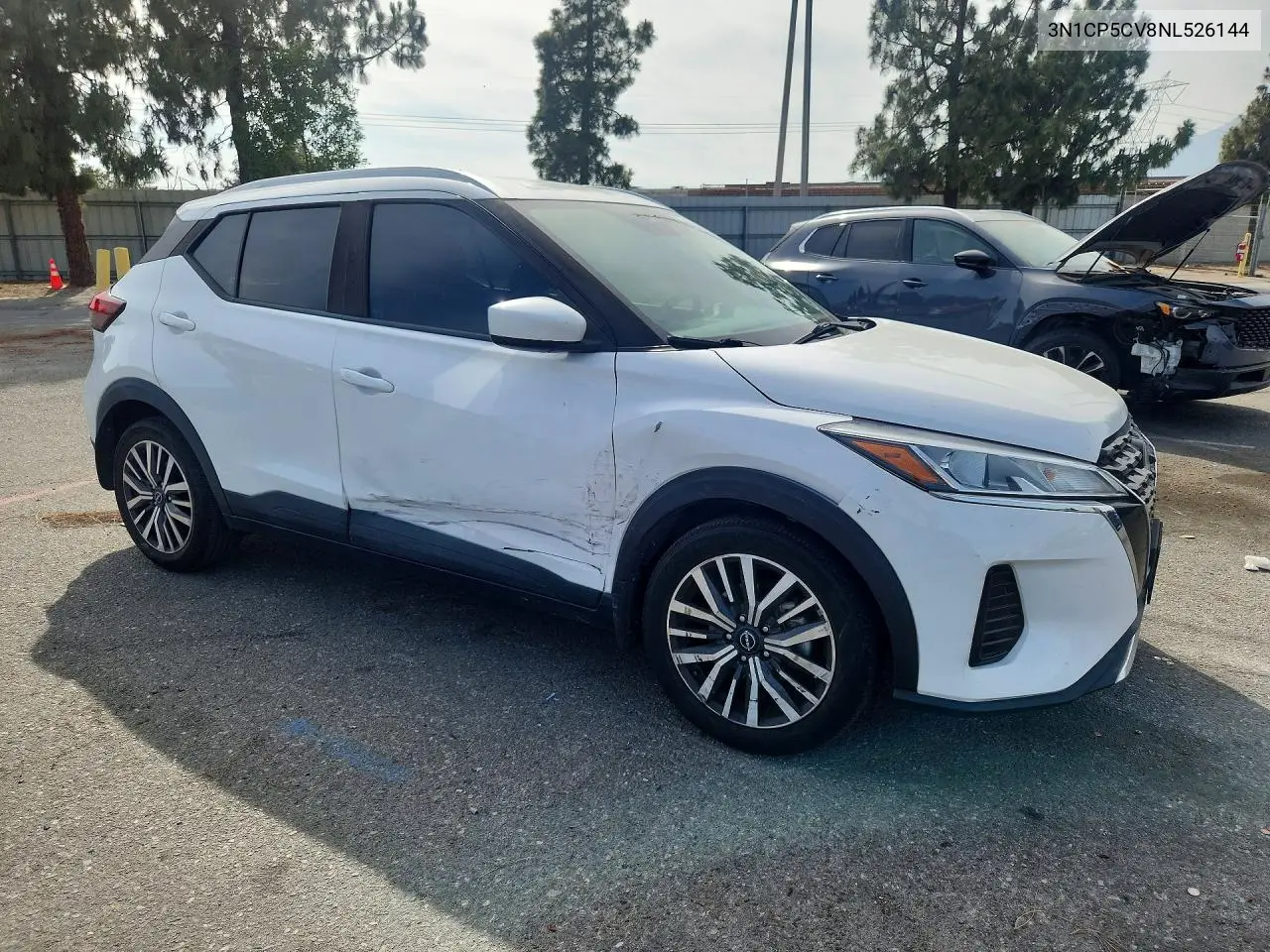 2022 Nissan Kicks Sv VIN: 3N1CP5CV8NL526144 Lot: 56828506