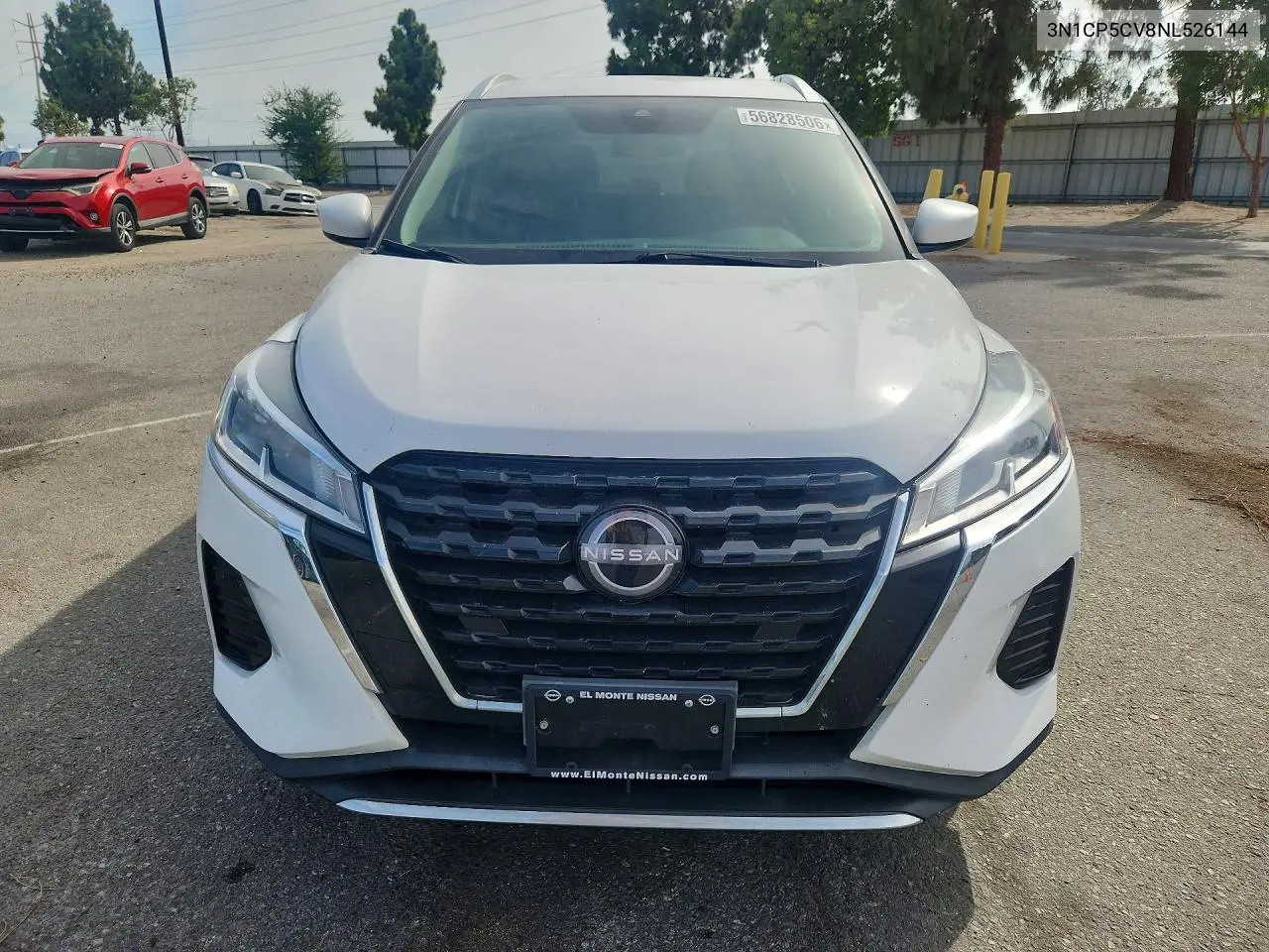 2022 Nissan Kicks Sv VIN: 3N1CP5CV8NL526144 Lot: 56828506