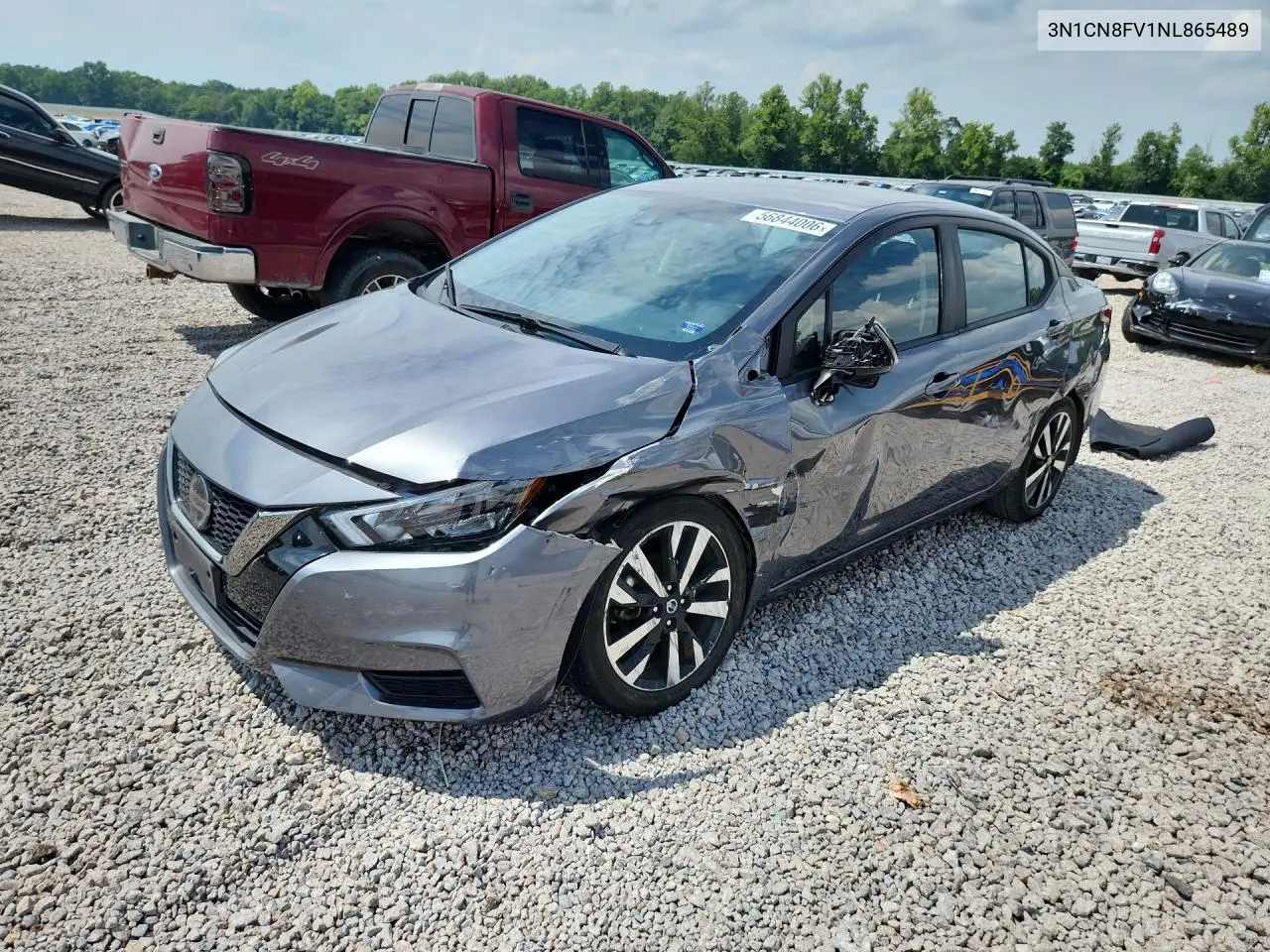 2022 Nissan Versa VIN: 3N1CN8FV1NL865489 Lot: 56844006