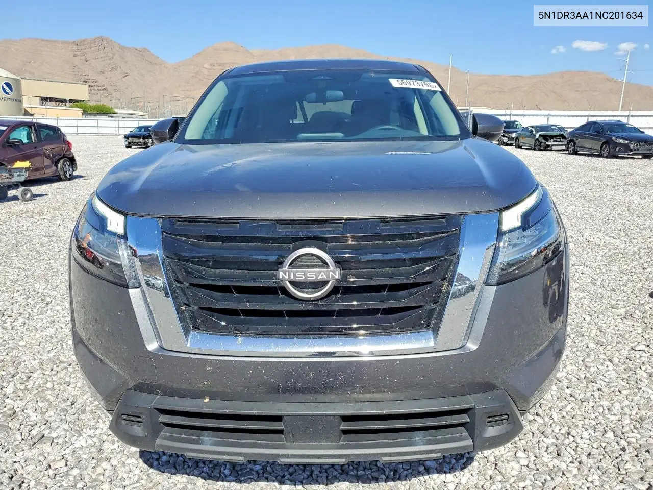 2022 Nissan Pathfinder S VIN: 5N1DR3AA1NC201634 Lot: 56973796