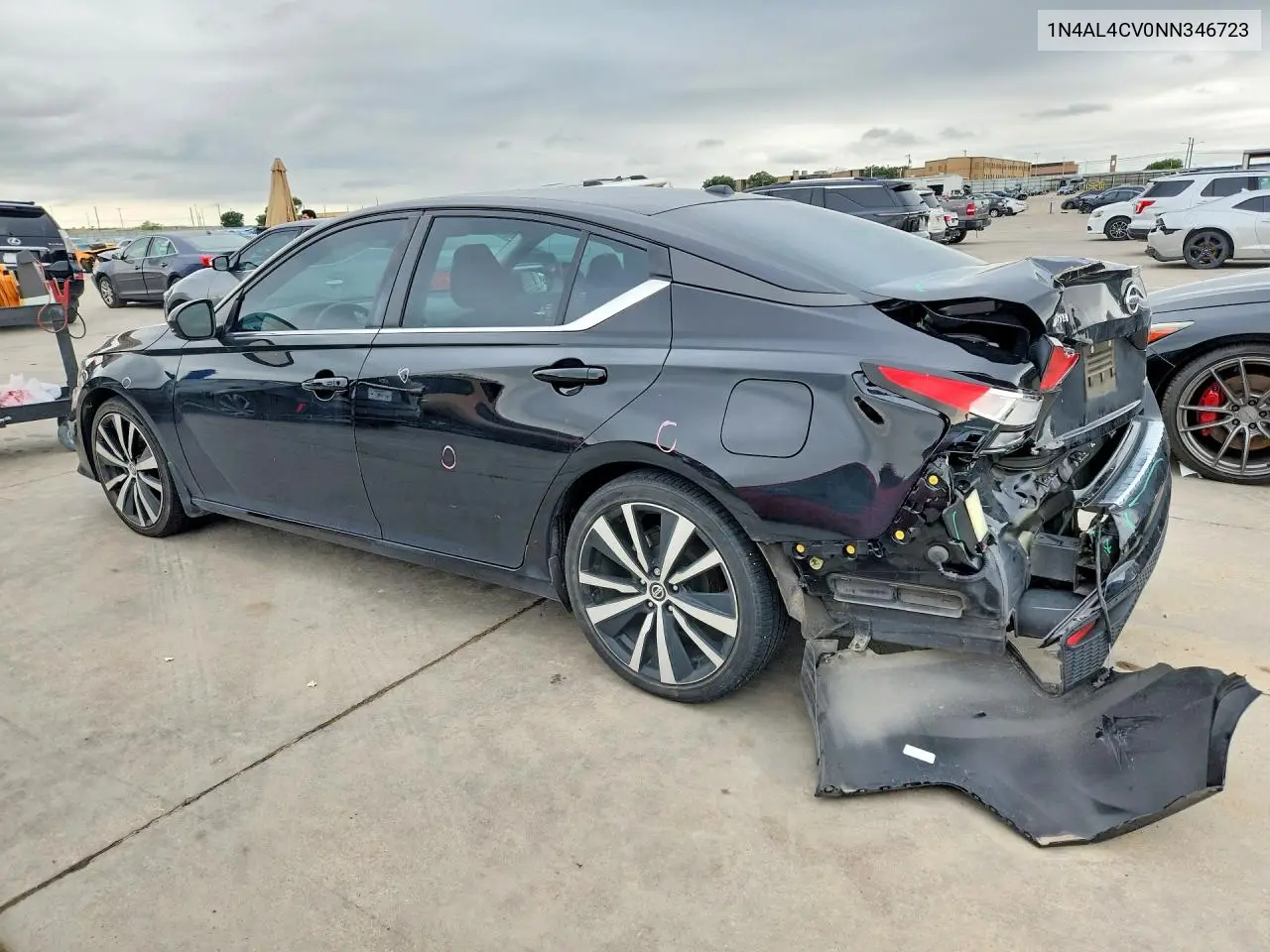 2022 Nissan Altima Sr VIN: 1N4AL4CV0NN346723 Lot: 57124726