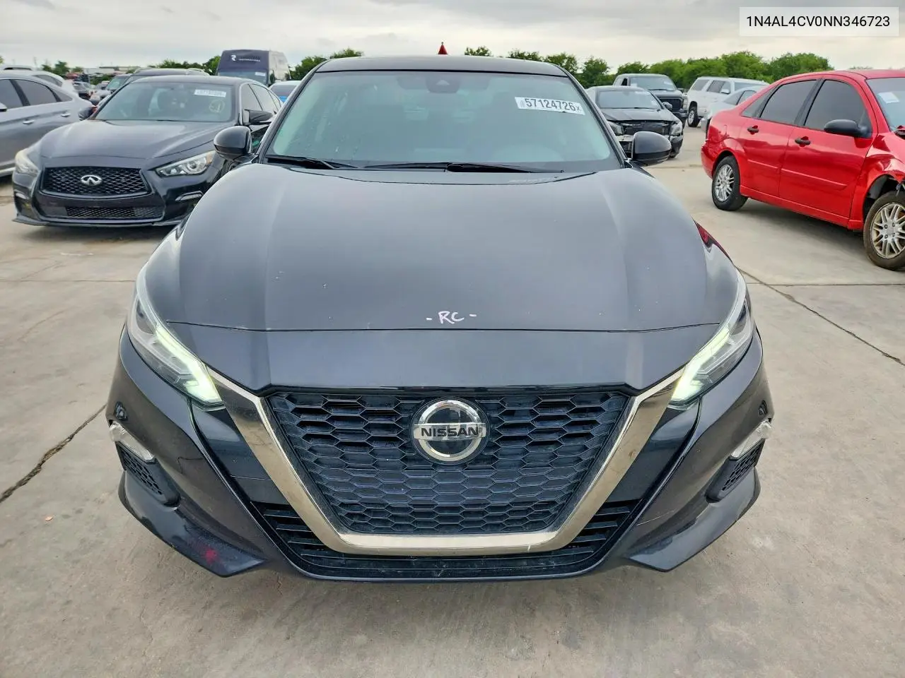 2022 Nissan Altima Sr VIN: 1N4AL4CV0NN346723 Lot: 57124726