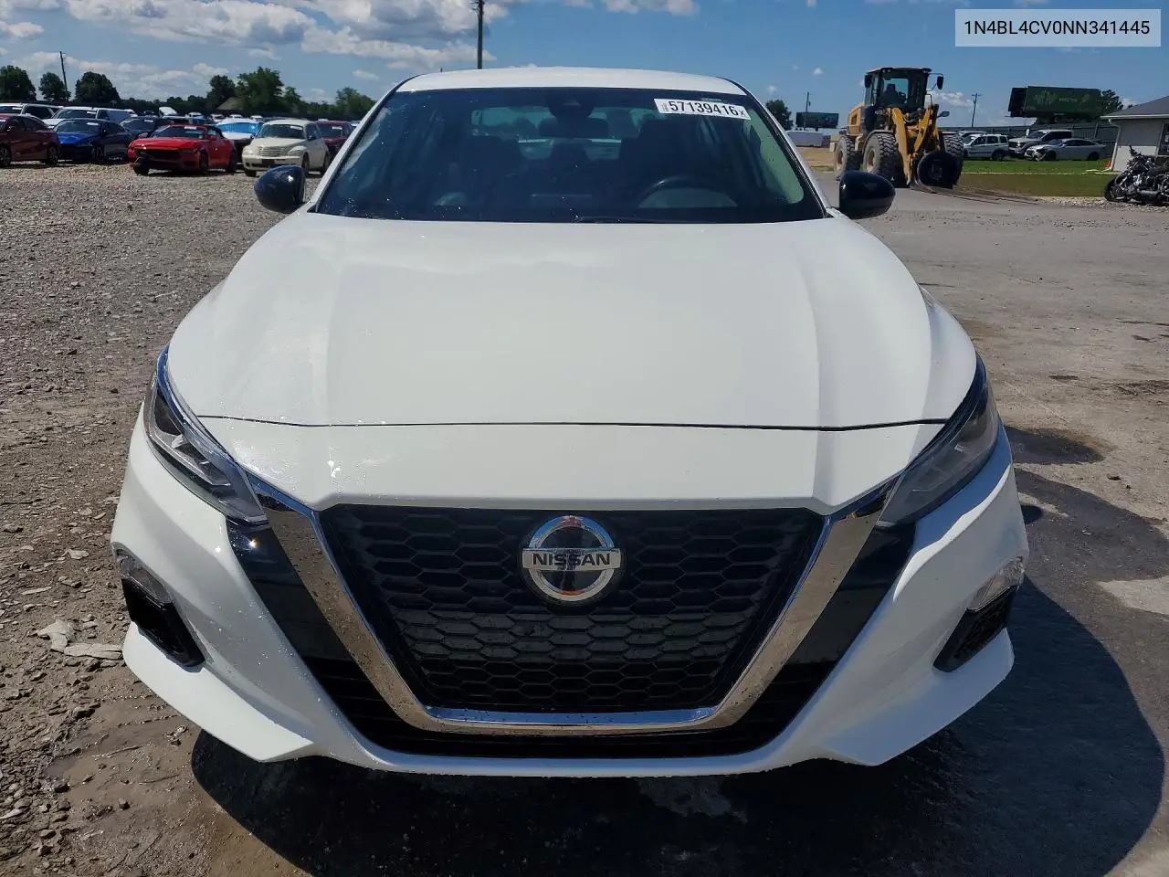 2022 Nissan Altima Sr VIN: 1N4BL4CV0NN341445 Lot: 57139416
